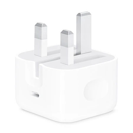 Official Apple 20W USB-C Fast Charger With Folding Pins - White 3 Official Apple 20W USB-C Fast Charger With Folding Pins - White