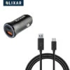 Olixar 38W PD Fast Car Charger With 1m USB-C Charging Cable - Black 1 Olixar 38W PD Fast Car Charger With 1m USB-C Charging Cable - Black -OtterBox Store 83405