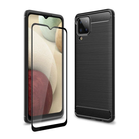 Olixar Sentinel Samsung Galaxy A12 Case & Glass Screen Protector 3 Olixar Sentinel Samsung Galaxy A12 Case & Glass Screen Protector