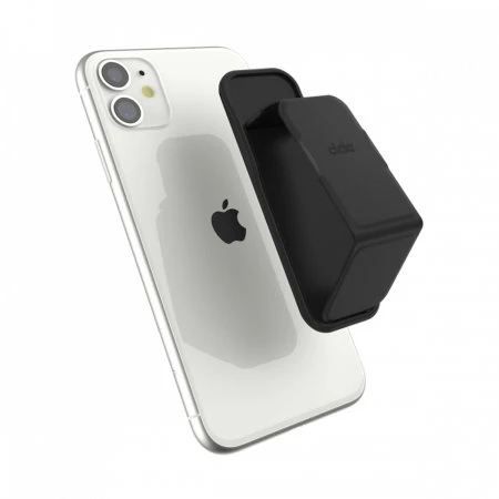 Clckr Universal Studio Smartphone PU Leather Grip & Kickstand - Black 3 Clckr Universal Studio Smartphone PU Leather Grip & Kickstand - Black