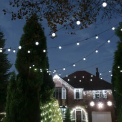 Twinkly Smart App-Controlled RGB 20 LED 10m White Festoon Lights