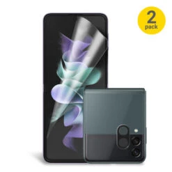 Olixar Samsung Galaxy Z Flip 3 Screen & Camera Protectors - 2 Pack