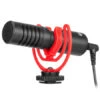 Boya Universal Compact Shotgun Microphone For Mobile & PC - Black -OtterBox Store 86350