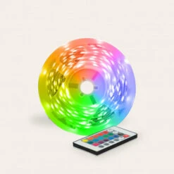Ksix Remote Controlled RGB LED Colour Changing Light Strips - 5m