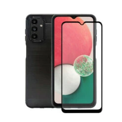 Olixar Black Sentinel Case And Glass Screen Protector - For Samsung Galaxy A13 5G