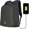 Aquarius Anti Theft And Water-Resistant Backpack With USB Charging Port- Black -OtterBox Store 89396