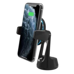 Scosche MagicGrip Wireless Charger Black Windscreen And Dash Car Mount