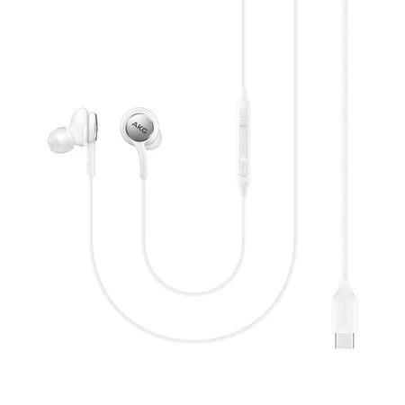 Official Samsung Tuned By AKG USB-C Wired Earphones With Microphone - White 3 Official Samsung Tuned By AKG USB-C Wired Earphones With Microphone - White