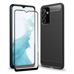 Olixar Sentinel Black Case And Glass Screen Protector - For Samsung Galaxy M23 5G