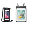 Olixar Universal 2 Pack Black Waterproof Pouches - For Phones And Tablets Up To 12.9" -OtterBox Store 93913
