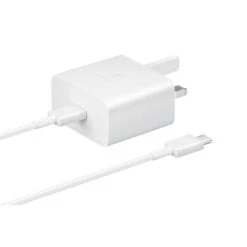 Official Samsung 15W White USB-C Mains Charger With USB-C To USB-C Cable
