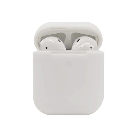 White Soft Silicone Case - For AirPods 1 & 2 3 White Soft Silicone Case - For AirPods 1 & 2