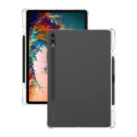 Olixar FlexiShield Clear Case With S Pen Holder - For Samsung Galaxy Tab S9 3 Olixar FlexiShield Clear Case With S Pen Holder - For Samsung Galaxy Tab S9