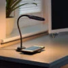 Auraglow Flexible Lamp With 10W Qi Wireless Fast Charger - Black -OtterBox Store 96599