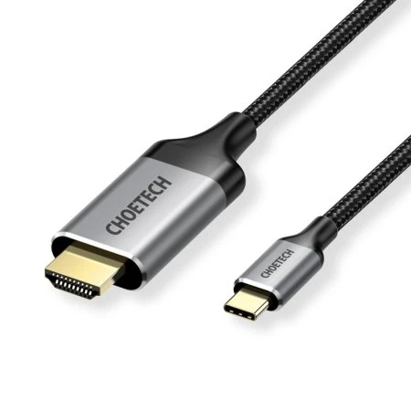 Choetech 2m 4K 60 HZ USB-C To HDMI Thunderbolt 3 Cable - Black 4 Choetech 2m 4K 60 HZ USB-C To HDMI Thunderbolt 3 Cable - Black - Image 2