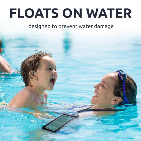 Olixar 2 Pack Universal Waterproof Phone Pouch With Lanyard For Smartphones - Black 4 Olixar 2 Pack Universal Waterproof Phone Pouch With Lanyard For Smartphones - Black - Image 2