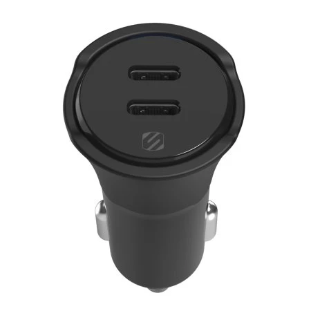 Scosche 40W Dual Fast Charging USB-C PD Car Charger - Black 4 Scosche 40W Dual Fast Charging USB-C PD Car Charger - Black - Image 2