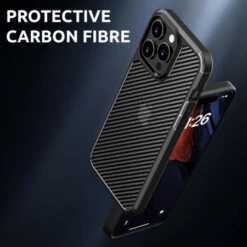 Olixar Black Carbon Fibre Case - For IPhone 15 Pro -OtterBox Store a 329