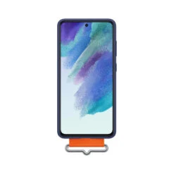 Official Samsung Navy Silicone Cover With Strap Case - For Samsung Galaxy S21 FE -OtterBox Store a 331