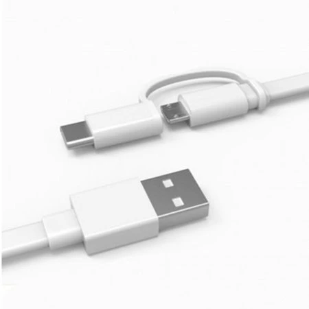 Official Huawei White USB-A To Micro-USB & USB-C Charge And Sync 1.5m Cable 4 Official Huawei White USB-A To Micro-USB & USB-C Charge And Sync 1.5m Cable - Image 2