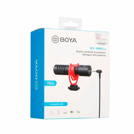 Boya Universal Compact Shotgun Microphone For Mobile & PC - Black 4 Boya Universal Compact Shotgun Microphone For Mobile & PC - Black - Image 2