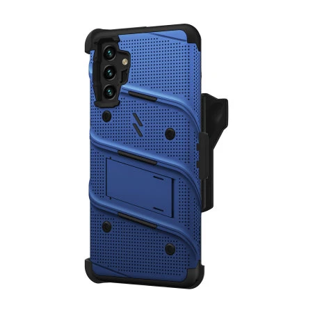 Zizo Bolt Blue Case And Tempered Glass Screen Protector - For Samsung Galaxy A13 5G 4 Zizo Bolt Blue Case And Tempered Glass Screen Protector - For Samsung Galaxy A13 5G - Image 2