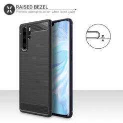 Olixar Sentinel Huawei P30 Pro Case And Glass Screen Protector - Black -OtterBox Store a 585
