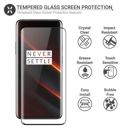 Olixar OnePlus 7T Pro 5G McLaren Full Cover Glass Screen Protector 4 Olixar OnePlus 7T Pro 5G McLaren Full Cover Glass Screen Protector - Image 2