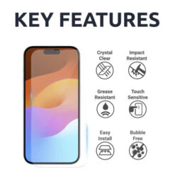 Olixar Tempered Glass Screen Protector - For IPhone 15 -OtterBox Store a 684