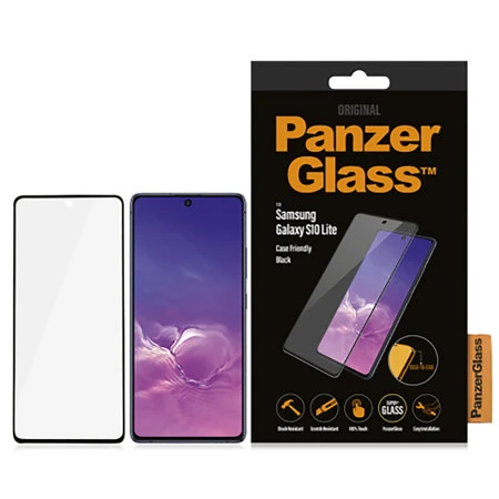 PanzerGlass Samsung Galaxy S10 Lite Screen Protector - Black 4 PanzerGlass Samsung Galaxy S10 Lite Screen Protector - Black - Image 2