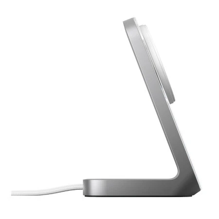 Nomad 15W MFi MagSafe Wireless Charger Stand - Silver 5 Nomad 15W MFi MagSafe Wireless Charger Stand - Silver - Image 3