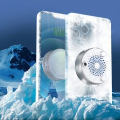 Choetech Silver 15W MagSafe Self-Cooling Wireless Charger -OtterBox Store b 180