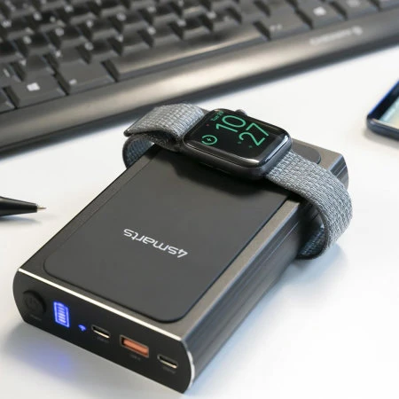 4smarts UltiMag Wireless Charger 200W 20000mAh MagSafe Compatible Power Bank - Black 5 4smarts UltiMag Wireless Charger 200W 20000mAh MagSafe Compatible Power Bank - Black - Image 3