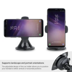 Pama 10W In-Car Qi Wireless Charger & Smartphone Car Holder - Black -OtterBox Store b 219