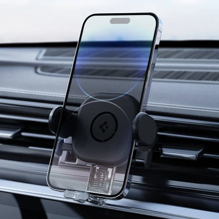 Spigen 12W OneTap Air Vents Wireless Car Charger & Phone Mount 5 Spigen 12W OneTap Air Vents Wireless Car Charger & Phone Mount - Image 3