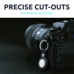 Olixar Apple AirTags Leather-Style Black Protective Keyring - Four Pack 10 Olixar Apple AirTags Leather-Style Black Protective Keyring - Four Pack -OtterBox Store b 233