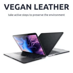 Olixar Full Cover Vegan Leather Skin Case For MacBook Pro 13" 2020 - Black -OtterBox Store b 343