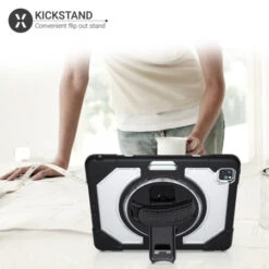 Olixar IPad Pro 12.9" 2020 4th Gen. Tough Armour Case - Clear Black -OtterBox Store b 347