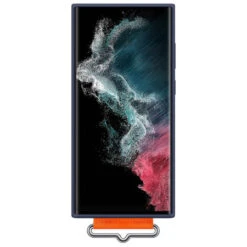 Official Samsung Silicone Cover With Strap Navy Case - For Samsung Galaxy S22 Ultra -OtterBox Store b 349