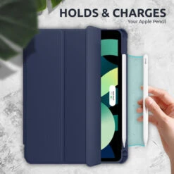 Olixar IPad Air 4 10.9" 2020 Wallet Case With Apple Pencil Slot - Blue -OtterBox Store b 421