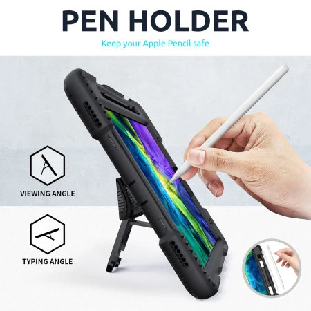 Olixar IPad Pro 11" 2018 1st Gen. Tough Armour Case - Black 5 Olixar IPad Pro 11" 2018 1st Gen. Tough Armour Case - Black - Image 3