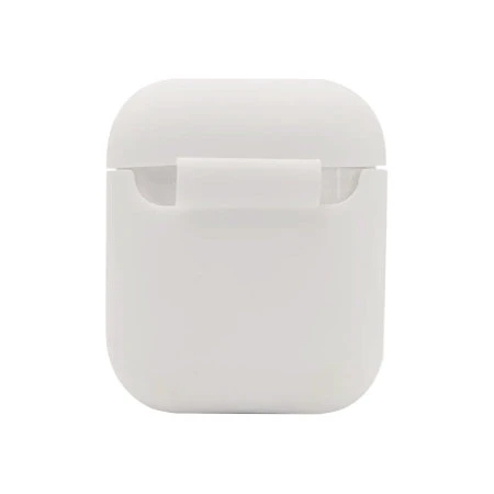 White Soft Silicone Case - For AirPods 1 & 2 5 White Soft Silicone Case - For AirPods 1 & 2 - Image 3