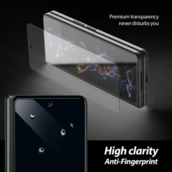Whitestone Dome 2 Pack UV Tempered Glass Screen Protectors & Hinge Film - For Samsung Galaxy Z Fold4 -OtterBox Store b 519