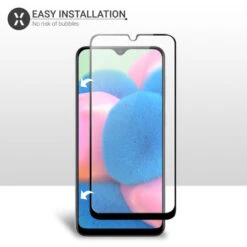 Olixar Samsung Galaxy A30s Tempered Glass Screen Protector - Black -OtterBox Store b 549