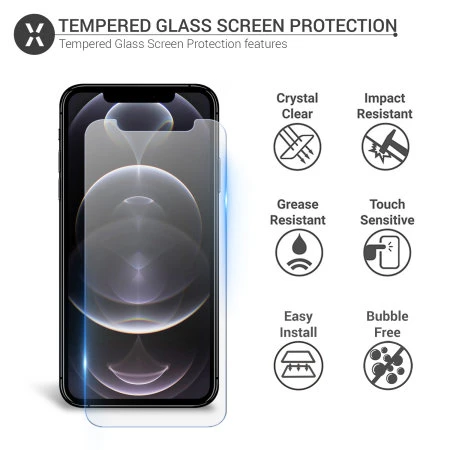 Olixar IPhone 12 Pro Max Anti-Blue Light Glass Screen Protector 5 Olixar IPhone 12 Pro Max Anti-Blue Light Glass Screen Protector - Image 3
