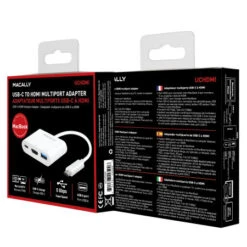 Macally USB-C 3 In 1 Multiport 4K HDMI Adapter - White 11 Macally USB-C 3 In 1 Multiport 4K HDMI Adapter - White -OtterBox Store c 106