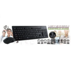 Rebeltec Wireless Bluetooth Keyboard & Mouse With Number Pad - Black -OtterBox Store c 155