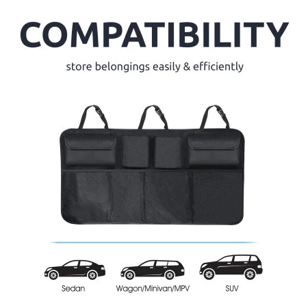 Olixar Durable Car Boot Organiser With Storage Pockets 6 Olixar Durable Car Boot Organiser With Storage Pockets - Image 4