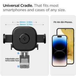 Spigen 12W OneTap Air Vents Wireless Car Charger & Phone Mount 11 Spigen 12W OneTap Air Vents Wireless Car Charger & Phone Mount -OtterBox Store c 200