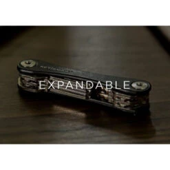 KeySmart Compact 8 Keys Multi-Accessory Leather Key Holder - Black -OtterBox Store c 202